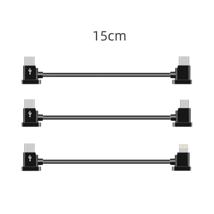 Cáp điện thoại máy tính bảng Sunnylife TY-X9304 phù hợp cho DJI Mavic Air 2S / DJI FPV Flight Glasses V2 / Mavic Mini2 / Osmo Pocket 2, cáp Type-C 15cm sang 8 Pin, cáp Type-C 15cm sang Micro USB, cáp Type-C 15cm sang Type-C, cáp Type-C 30cm sang 8 Pin