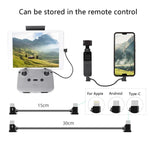 Cáp điện thoại máy tính bảng Sunnylife TY-X9304 phù hợp cho DJI Mavic Air 2S / DJI FPV Flight Glasses V2 / Mavic Mini2 / Osmo Pocket 2, cáp Type-C 15cm sang 8 Pin, cáp Type-C 15cm sang Micro USB, cáp Type-C 15cm sang Type-C, cáp Type-C 30cm sang 8 Pin