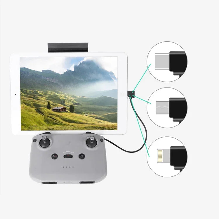 Cáp điện thoại máy tính bảng Sunnylife TY-X9304 phù hợp cho DJI Mavic Air 2S / DJI FPV Flight Glasses V2 / Mavic Mini2 / Osmo Pocket 2, cáp Type-C 15cm sang 8 Pin, cáp Type-C 15cm sang Micro USB, cáp Type-C 15cm sang Type-C, cáp Type-C 30cm sang 8 Pin