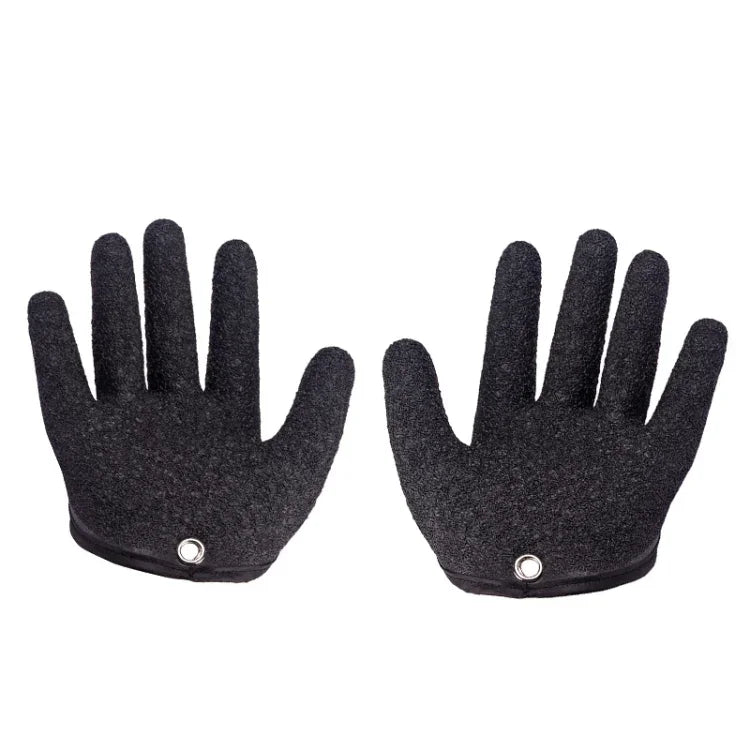 1 đôi găng tay latex chống trượt bắt cá, chống đâm thủng, chống thấm nước, găng tay câu cá, thông số: trái + phải, trái + phải + khóa nam châm