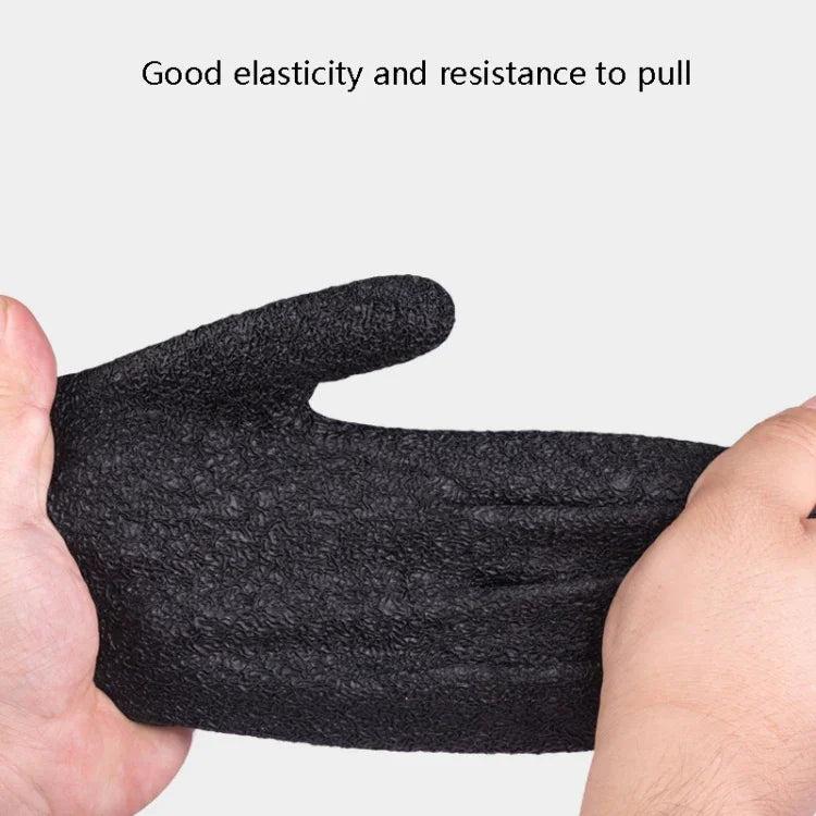 1 đôi găng tay latex chống trượt bắt cá, chống đâm thủng, chống thấm nước, găng tay câu cá, thông số: trái + phải, trái + phải + khóa nam châm