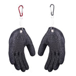 1 đôi găng tay latex chống trượt bắt cá, chống đâm thủng, chống thấm nước, găng tay câu cá, thông số: trái + phải, trái + phải + khóa nam châm