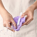 Khuôn kem que silicone gia dụng có nắp, vị dâu + nho, đĩa bay + tên lửa