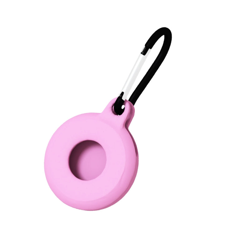 Bộ 4 bao bảo vệ silicone chống sốc, chống trầy hình tròn kèm móc khóa cho AirTag thế hệ 2 / AirTag thế hệ 1