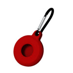 Bộ 4 bao bảo vệ silicone chống sốc, chống trầy hình tròn kèm móc khóa cho AirTag thế hệ 2 / AirTag thế hệ 1