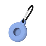 Bộ 4 bao bảo vệ silicone chống sốc, chống trầy hình tròn kèm móc khóa cho AirTag thế hệ 2 / AirTag thế hệ 1