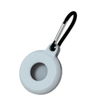 Bộ 4 bao bảo vệ silicone chống sốc, chống trầy hình tròn kèm móc khóa cho AirTag thế hệ 2 / AirTag thế hệ 1