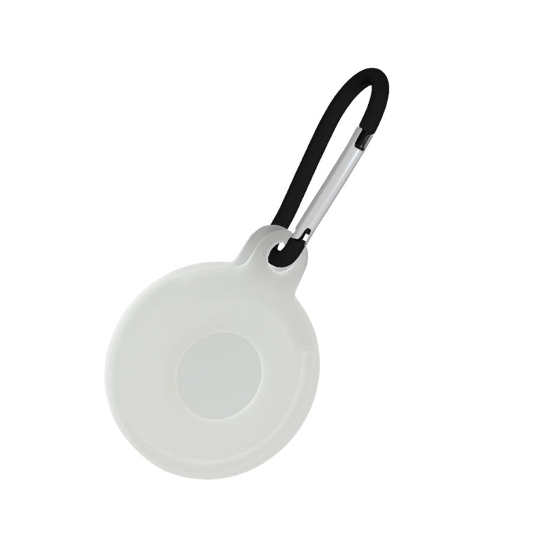 Bộ 4 bao bảo vệ silicone chống sốc, chống trầy hình tròn kèm móc khóa cho AirTag thế hệ 2 / AirTag thế hệ 1
