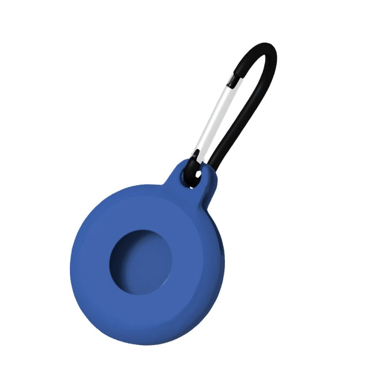 Bộ 4 bao bảo vệ silicone chống sốc, chống trầy hình tròn kèm móc khóa cho AirTag thế hệ 2 / AirTag thế hệ 1