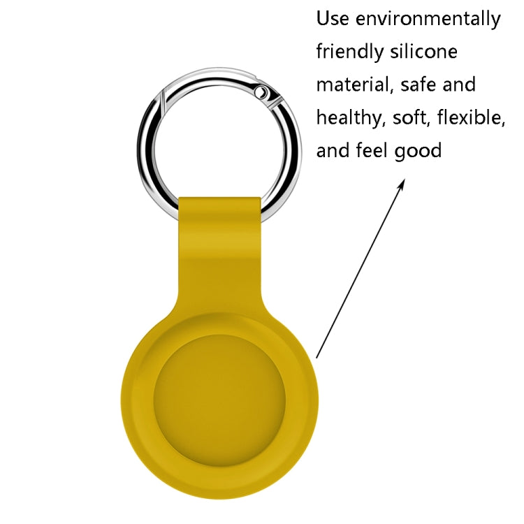 Bộ 2 bao bảo vệ silicone chống sốc, chống trầy có móc cho AirTag thế hệ 2 / AirTag thế hệ 1