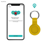 Bộ 2 bao bảo vệ silicone chống sốc, chống trầy có móc cho AirTag thế hệ 2 / AirTag thế hệ 1