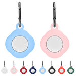 Bộ 3 bao bảo vệ silicone chống mất theo dõi kèm móc khóa cho AirTag thế hệ 2 / AirTag thế hệ 1