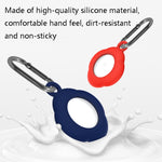 Bộ 3 bao bảo vệ silicone chống mất theo dõi kèm móc khóa cho AirTag thế hệ 2 / AirTag thế hệ 1