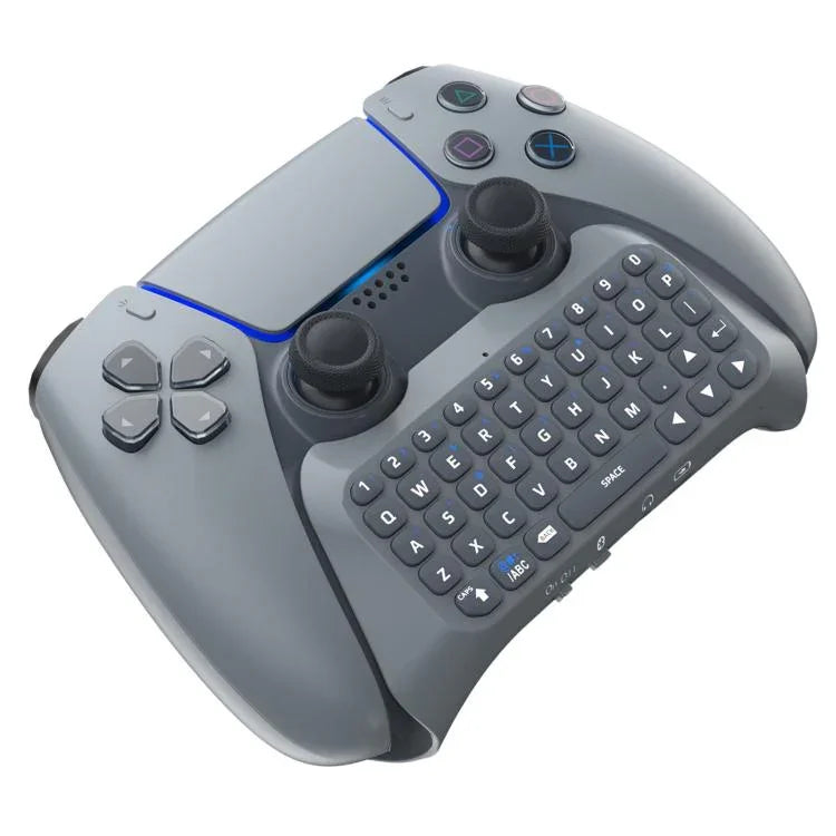 Bàn phím không dây Bluetooth JYS-P5121 có tay cầm, có thể chat thoại, bàn phím ngoài phù hợp cho PS5, lưu ý: không có tay cầm, JYS-P5121 (màu xám)