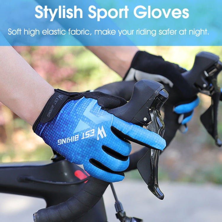 Găng tay đi xe WEST BIKING YP0211216 giảm sốc, cảm ứng màn hình, full ngón, M, L, XL, XXL