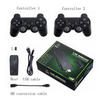 Máy chơi game mini TV gia đình Arcade HDMI không dây M8 với 2 tay cầm game, M8 32G (Không dây), M8 64G (Không dây)