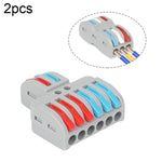 Đầu nối dây đa chức năng SPL-2 2 vào 3 ra màu sắc nhanh, SPL-2 2 vào 3 ra, SPL-3 3 vào 3 ra, SPL-42 2 vào 4 ra, SPL-62 2 vào 6 ra, SPL-63 3 vào 6 ra, SPL-93 3 vào 9 ra, LT-624 2 vào 4 ra, LT-626 2 vào 6 ra