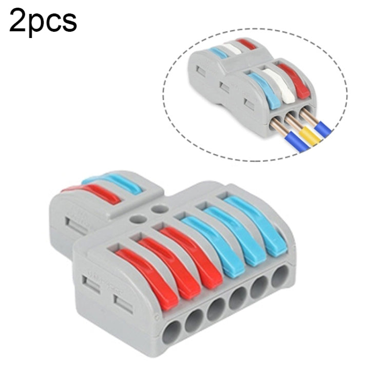 Đầu nối dây đa chức năng SPL-2 2 vào 3 ra màu sắc nhanh, SPL-2 2 vào 3 ra, SPL-3 3 vào 3 ra, SPL-42 2 vào 4 ra, SPL-62 2 vào 6 ra, SPL-63 3 vào 6 ra, SPL-93 3 vào 9 ra, LT-624 2 vào 4 ra, LT-626 2 vào 6 ra