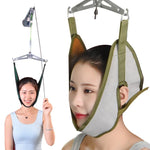 Dây treo kéo cột sống cổ treo cửa, dụng cụ kéo giãn cột sống cổ dùng trong gia đình, màu xám, xanh lá
