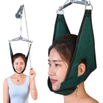 Dây treo kéo cột sống cổ treo cửa, dụng cụ kéo giãn cột sống cổ dùng trong gia đình, màu xám, xanh lá