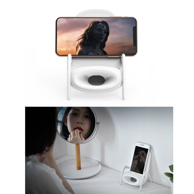Sạc không dây Magnaphon WC001 cho iPhone và các điện thoại Android khác, Trắng, Đen