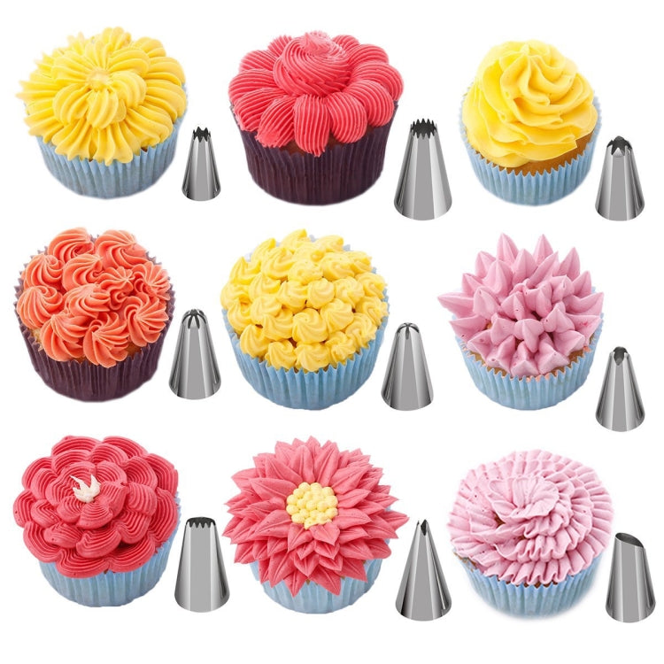 Bộ Dụng Cụ Trang Trí Bánh 220 trong 1 Bàn Xoay Bánh Bộ Đầu Phun Kem Bộ Khuôn Fondant, 220 Chiếc/Bộ