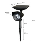 Outdoor Solar Rotating Colorful Project Lamp Grass Garden Solar Light, Rotating RGB Upgrade