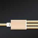 5 Chiếc Cáp Dữ Liệu Bện 2A 3 Trong 1 USB Sang USB-C / Type-C + 8 Pin + Micro USB, USB Sang USB-C / Type-C + 8 Pin + Micro USB