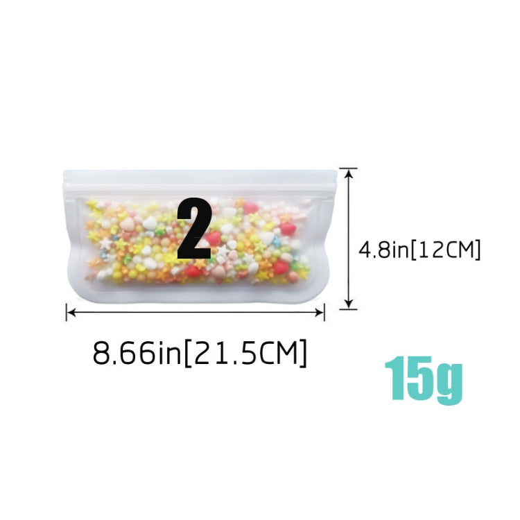 Túi bảo quản thực phẩm PEVA mờ trong suốt, túi đựng thực phẩm tủ lạnh tự niêm phong, bộ 5 cái / bộ (NO.1x5), bộ 5 cái / bộ (NO.2x5), bộ 6 cái / bộ (NO.1x4+NO.2x2), bộ 10 cái / bộ (NO.1x6+NO.2x4), bộ 12 cái / bộ (NO.1x7+NO.2x5)