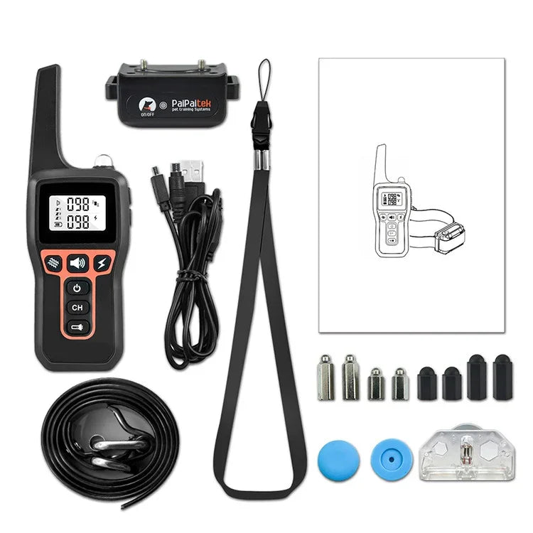 Thiết bị huấn luyện chó điều khiển giọng nói PaiPaitek PD529, thiết bị chống sủa, PD529 (Đen), PD529 (Đỏ), PD529 (Cam), PD529 (Vàng)