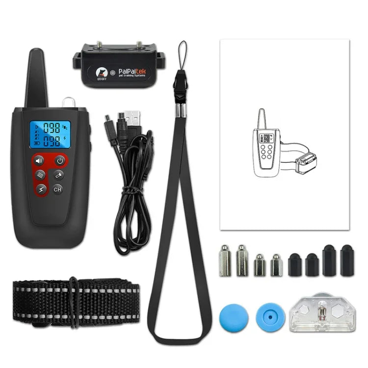 PaiPaitek PD526 Vòng Cổ Điện Tử Kiểm Soát Tiếng Sủa Tự Động Dừng Sủa, Dụng Cụ Huấn Luyện Chó, PD526