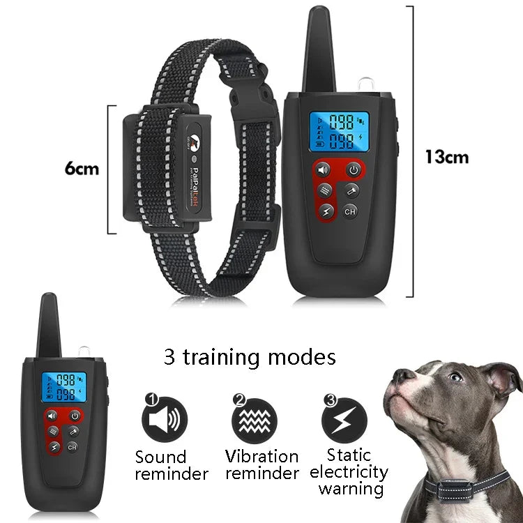 PaiPaitek PD526 Vòng Cổ Điện Tử Kiểm Soát Tiếng Sủa Tự Động Dừng Sủa, Dụng Cụ Huấn Luyện Chó, PD526