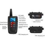 PaiPaitek PD526V-2 Thiết Bị Huấn Luyện Chó Điều Khiển Từ Xa 1 Trong 2 Tốc Độ 100, Âm Thanh Rung, Vòng Cổ Điều Khiển Từ Xa Điện Tử Chống Sủa, PD526V-2
