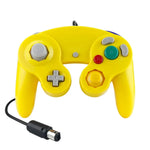 2 bộ tay cầm rung điểm đơn có dây cho Nintendo NGC / Wii, Trắng, Hồng, Vàng, Đỏ, Tím, Xanh lá, Xanh dương, Đen, Bạc, Cam