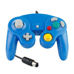 2 bộ tay cầm rung điểm đơn có dây cho Nintendo NGC / Wii, Trắng, Hồng, Vàng, Đỏ, Tím, Xanh lá, Xanh dương, Đen, Bạc, Cam