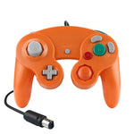 2 bộ tay cầm rung điểm đơn có dây cho Nintendo NGC / Wii, Trắng, Hồng, Vàng, Đỏ, Tím, Xanh lá, Xanh dương, Đen, Bạc, Cam