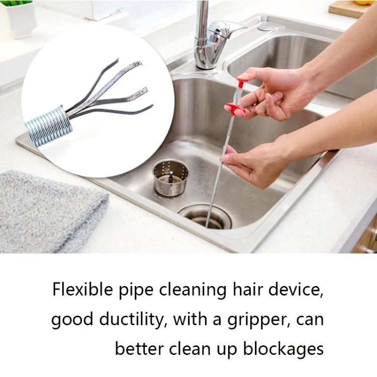Bộ móc thông ống bếp, nhà vệ sinh chống tắc nghẽn, bộ dụng cụ thông cống, kiểu dáng:, bộ 6 cái/1m, bộ 6 cái/1.5m, bộ 6 cái/3m, bộ 6 cái/4m