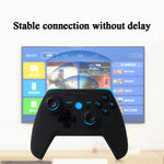 Tay cầm chơi game không dây CX-X1 2.4GHz + Bluetooth 4.0 cho Android / iOS / PC / PS3, Tay cầm đơn (Xanh dương), Tay cầm + giá đỡ (Xanh dương), Tay cầm + giá đỡ + bộ thu (Xanh dương)