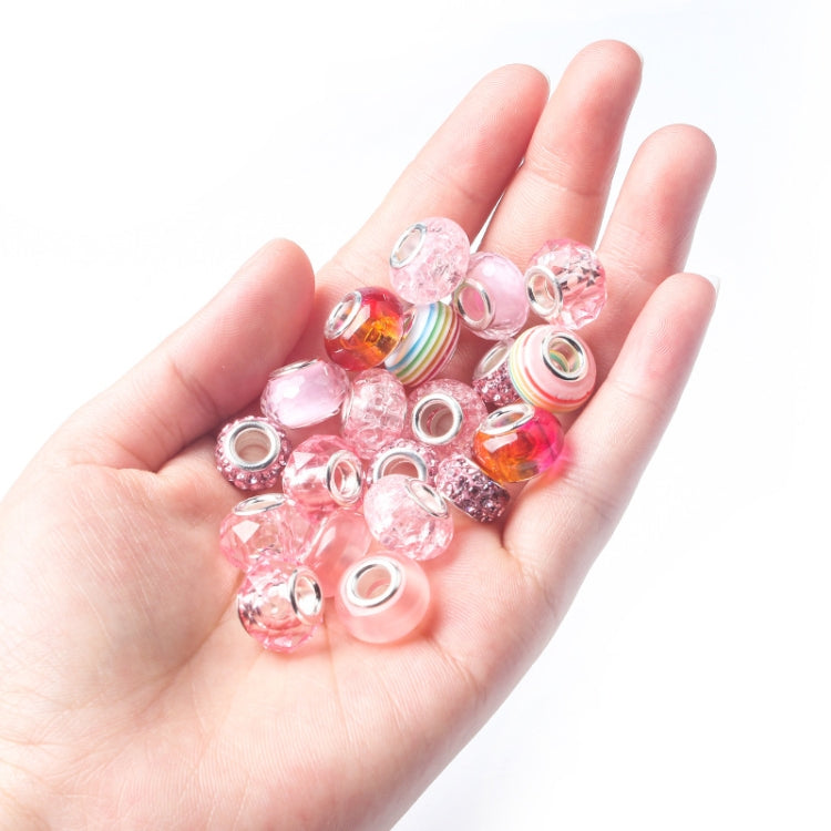 Bộ 63 món đồ trang sức thủ công hoạt hình DIY cho trẻ em, 63 món (màu hồng)