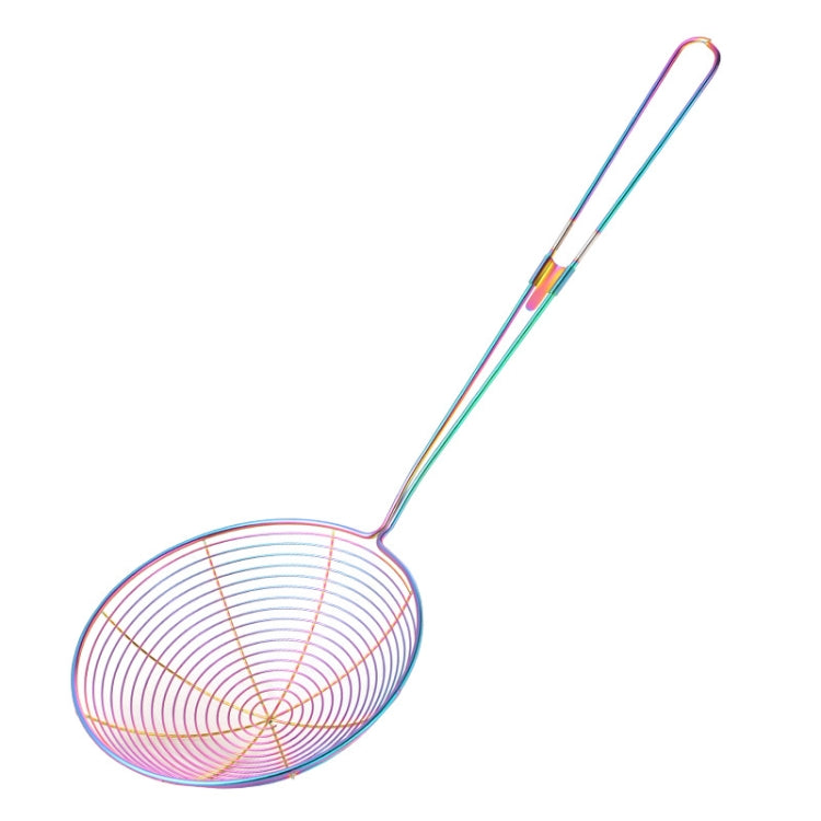 Muỗng lọc dầu và muỗng mì bằng thép không gỉ, nhiều màu, 36.5x13.5cm (bạc), 36.5x13.5cm (vàng), 36.5x13.5cm (vàng hồng)
