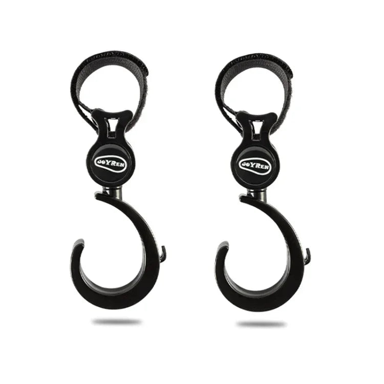 JOYREN bộ 2 móc xe đẩy em bé chống trượt và bền, 2 bộ móc xe đẩy