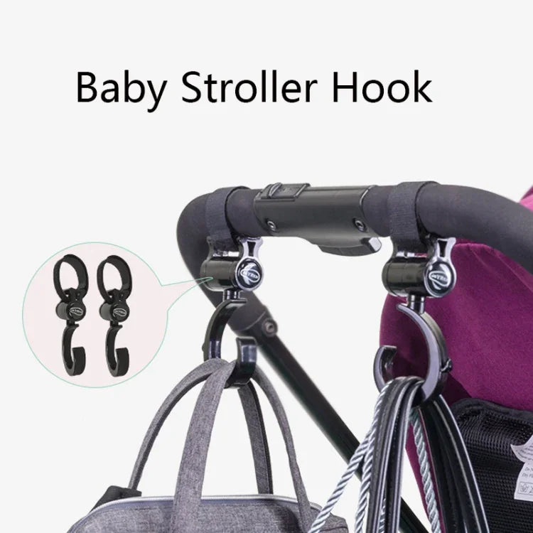 JOYREN bộ 2 móc xe đẩy em bé chống trượt và bền, 2 bộ móc xe đẩy