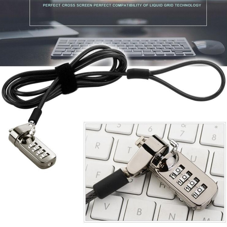 Khóa chống trộm thiết bị kỹ thuật số YF21067, khóa laptop