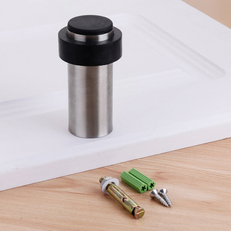 Bánh răng cửa chống va đập cao su đục lỗ bằng thép không gỉ, cửa tròn chống va đập hình trụ dạng sàn nhà, đục lỗ 46mm, 60mm, 80mm, không đục lỗ 46mm, 60mm, 80mm, thép xước 46mm có đầu nhựa + không đục lỗ...