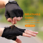 Găng tay đi xe đạp WEST BIKING YP0211218 thoáng khí, ngắn, chống trượt, nửa ngón, M, L, XL, 2XL