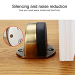 Stainless Steel Punch-Free Door Pad Bedroom Bathroom Invisible Anti-Collision Rubber Door Stopper, Black, Green Bronze, Red Bronze, Brushed Steel, Yellow Bronze, Porcelain White, Bright Gold