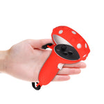 2 bộ ốp bảo vệ silicone cho tay cầm GS092, chống rơi và chống mất, ốp toàn diện cho Oculus Quest 2, GS092 xanh dương, GS092 đen