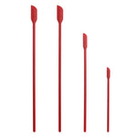 Bộ cạo mini silicone 4 trong 1 đầu nhọn, cạo kéo dài lọ mỹ phẩm, thìa mứt, 4 trong 1 màu đỏ, 4 trong 1 màu đen, 4 trong 1 nhiều màu, 4 trong 1 màu tím, 4 trong 1 màu xanh lá