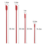 Bộ cạo mini silicone 4 trong 1 đầu nhọn, cạo kéo dài lọ mỹ phẩm, thìa mứt, 4 trong 1 màu đỏ, 4 trong 1 màu đen, 4 trong 1 nhiều màu, 4 trong 1 màu tím, 4 trong 1 màu xanh lá