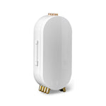 Hộp đựng trang sức đa chức năng, hộp đựng bông tai, vòng cổ, vòng tay, hộp trang sức gia đình có thể gập gọn và di động, màu trắng, xanh lá